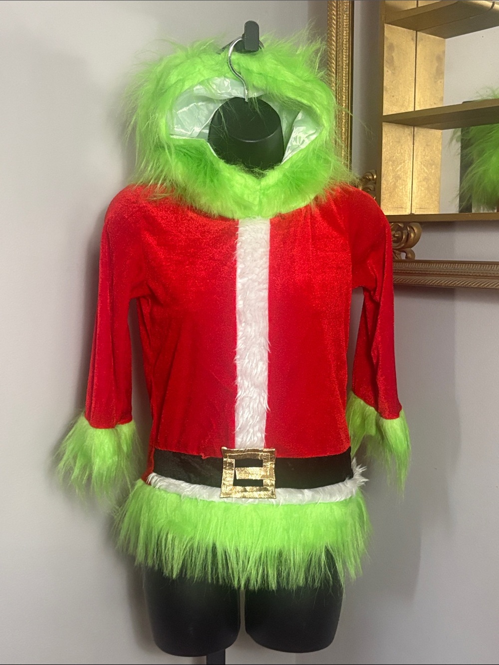 Grinch Kid’s Large Holiday Costume Dress